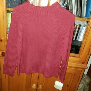 Liz Claiborne NWT Maroon Sweater PS
